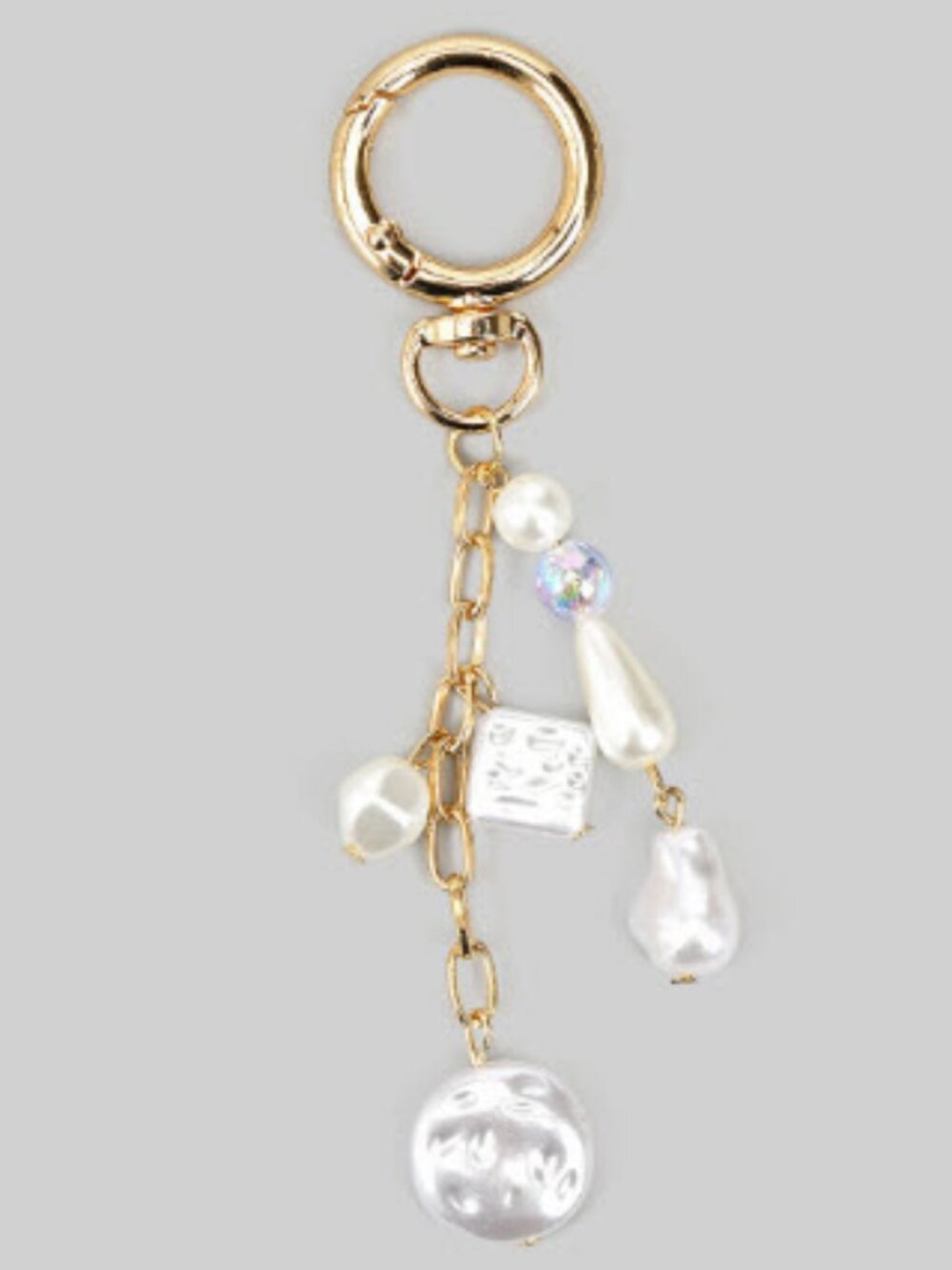 Pearl Stand Keychain 4.50" Long